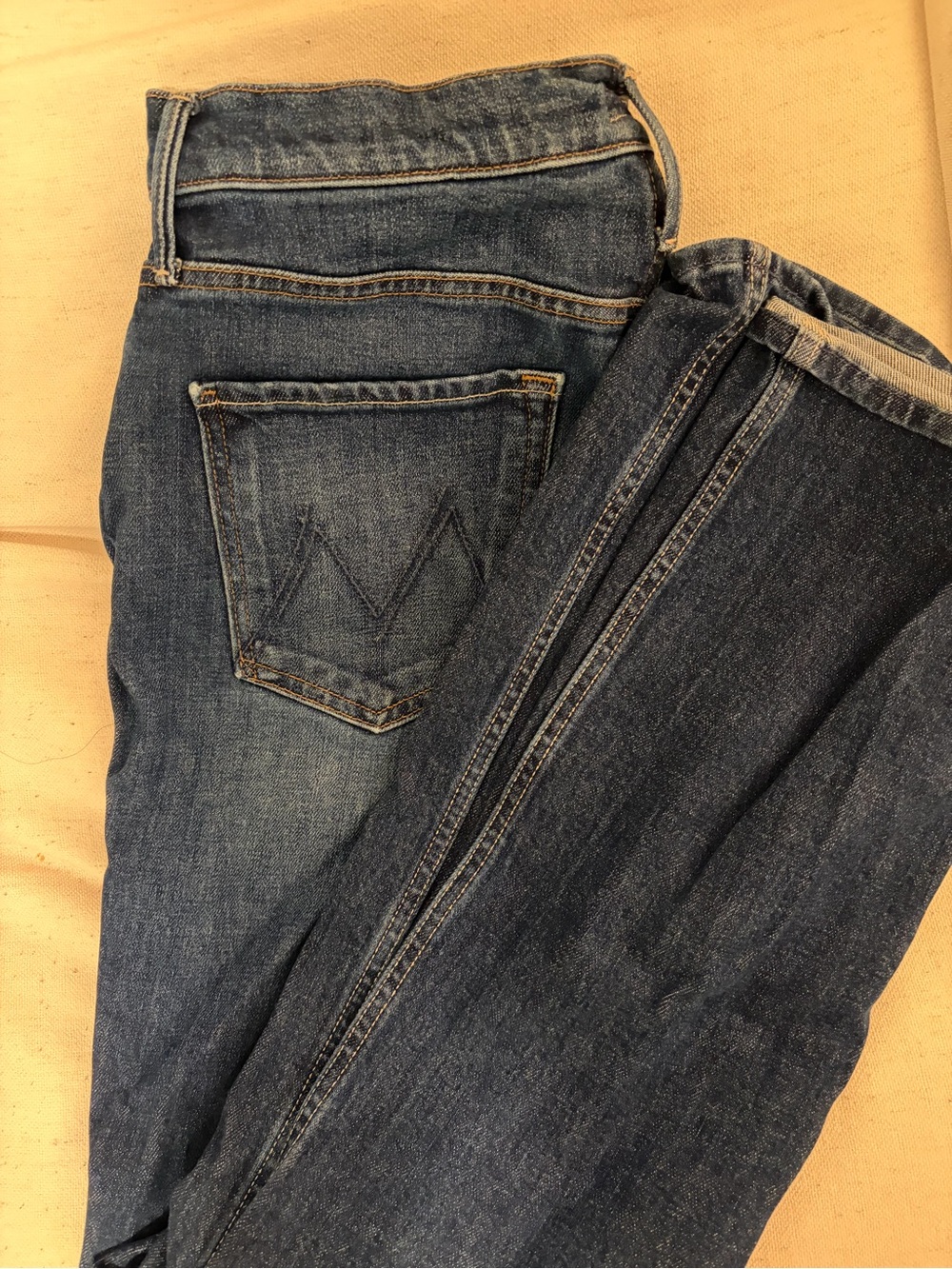Mother Midrise Smokin Double Heel Jeans - Picture 4 of 5